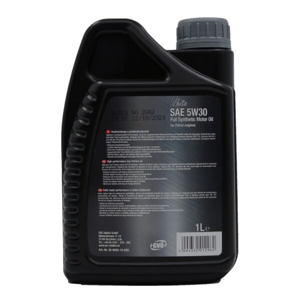 روغن موتور فول سنتتیک ERC White SAE 5W30 – ساخت آلمان - Image 8