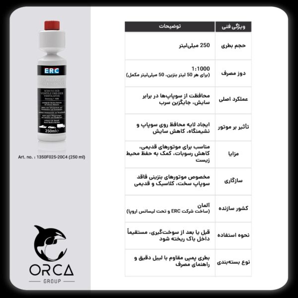 مکمل سوخت خودرو  ERC Lead Substitute – ساخت آلمان - Image 4