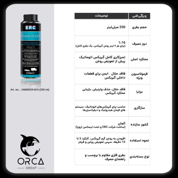 مکمل ERC Clean-Up ATF – ساخت آلمان - Image 4